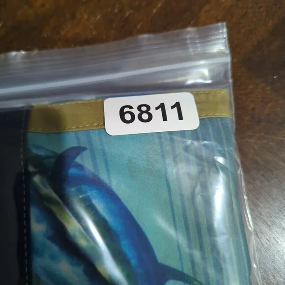 Huk Fishing Board Shorts Men's 40 Blue Tuna Baitball Performance - Picture 9 of 9